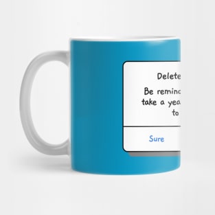 Delete Memories? Mug